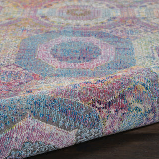 Nourison Ankara Global ANR05 Multicolor Area Rug Corner Image