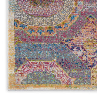 Nourison Ankara Global ANR05 Multicolor Area Rug Texture Image