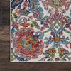 Nourison Ankara Global ANR06 Ivory Blue Area Rug Detail Image