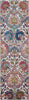 Nourison Ankara Global ANR06 Ivory Blue Area Rug main image