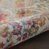 Nourison Ankara Global ANR06 Ivory Orange Area Rug Corner Image