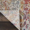 Nourison Ankara Global ANR06 Ivory Orange Area Rug Corner Image