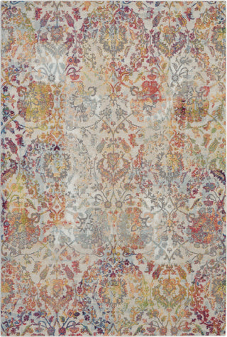 Nourison Ankara Global ANR06 Ivory Orange Area Rug Main Image
