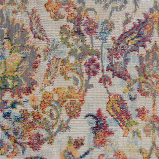 Nourison Ankara Global ANR06 Ivory Orange Area Rug Swatch Image