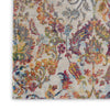 Nourison Ankara Global ANR06 Ivory Orange Area Rug Texture Image