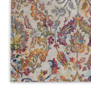Nourison Ankara Global ANR06 Ivory Orange Area Rug Texture Image