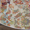 Nourison Ankara Global ANR06 Ivory Orange Area Rug Detail Image