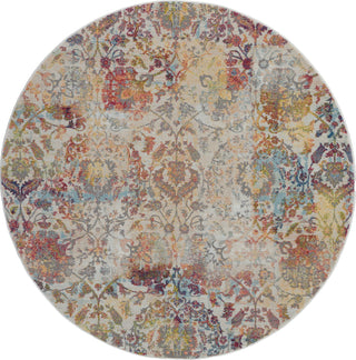 Nourison Ankara Global ANR06 Ivory Orange Area Rug Main Image