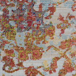 Nourison Ankara Global ANR06 Ivory Orange Area Rug Swatch Image