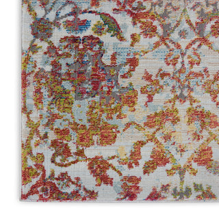 Nourison Ankara Global ANR06 Ivory Orange Area Rug Texture Image