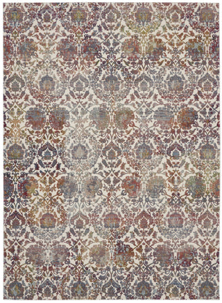 Nourison Ankara Global ANR06 White Multicolor Area Rug Main Image