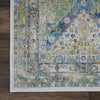 Nourison Ankara Global ANR07 Blue Green Area Rug Detail Image