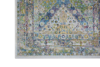 Nourison Ankara Global ANR07 Blue Green Area Rug Texture Image
