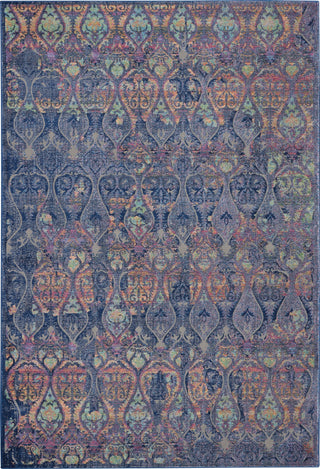 Nourison Ankara Global ANR08 Navy Multicolor Area Rug Main Image
