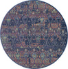Nourison Ankara Global ANR08 Navy Multicolor Area Rug Main Image
