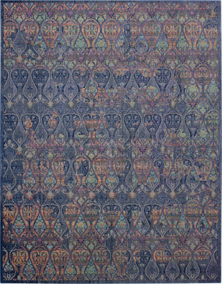 Nourison Ankara Global ANR08 Navy Multicolor Area Rug Main Image