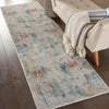Nourison Ankara Global ANR09 Ivory Multicolor Area Rug Corner Image