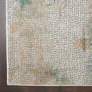 Nourison Ankara Global ANR09 Ivory Multicolor Area Rug Detail Image
