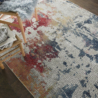 Nourison Ankara Global ANR10 Multicolor Area Rug Corner Image