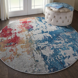 Nourison Ankara Global ANR10 Multicolor Area Rug Corner Image
