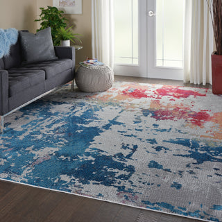Nourison Ankara Global ANR10 Multicolor Area Rug Room Image Feature