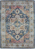 Nourison Ankara Global ANR11 Blue Multicolor Area Rug main image