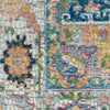 Nourison Ankara Global ANR11 Blue Multicolor Area Rug Swatch Image