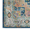Nourison Ankara Global ANR11 Blue Multicolor Area Rug Texture Image