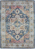 Nourison Ankara Global ANR11 Blue Multicolor Area Rug Main Image