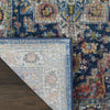 Nourison Ankara Global ANR11 Blue Multicolor Area Rug Corner Image