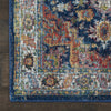 Nourison Ankara Global ANR11 Blue Multicolor Area Rug Detail Image