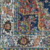 Nourison Ankara Global ANR11 Blue Multicolor Area Rug Swatch Image