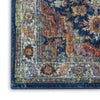 Nourison Ankara Global ANR11 Blue Multicolor Area Rug Texture Image