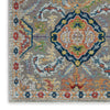 Nourison Ankara Global ANR12 Grey Multicolor Area Rug Texture Image