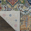 Nourison Ankara Global ANR12 Grey Multicolor Area Rug Corner Image