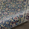 Nourison Ankara Global ANR13 Navy Multicolor Area Rug Corner Image