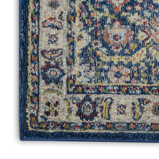 Nourison Ankara Global ANR13 Navy Multicolor Area Rug Texture Image