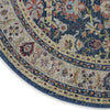 Nourison Ankara Global ANR13 Navy Multicolor Area Rug Texture Image