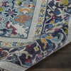 Nourison Ankara Global ANR14 Teal Multicolor Area Rug Corner Image
