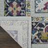 Nourison Ankara Global ANR14 Teal Multicolor Area Rug Corner Image