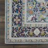 Nourison Ankara Global ANR14 Teal Multicolor Area Rug Detail Image