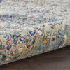 Nourison Ankara Global ANR15 Grey Navy Area Rug Corner Image