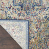 Nourison Ankara Global ANR15 Grey Navy Area Rug Corner Image