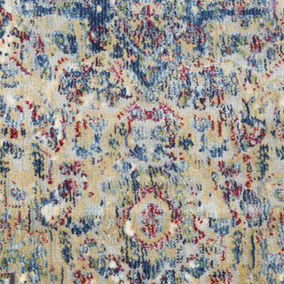 Nourison Ankara Global ANR15 Grey Navy Area Rug Swatch Image