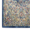 Nourison Ankara Global ANR15 Grey Navy Area Rug Texture Image