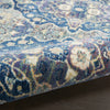 Nourison Ankara Global ANR16 Navy Multicolor Area Rug Corner Image