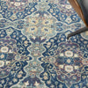 Nourison Ankara Global ANR16 Navy Multicolor Area Rug Corner Image