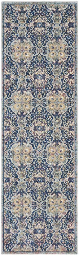 Nourison Ankara Global ANR16 Navy Multicolor Area Rug Main Image