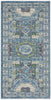 Nourison Ankara Global ANR17 Ivory Light Blue Area Rug Main Image