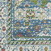 Nourison Ankara Global ANR17 Ivory Light Blue Area Rug Swatch Image